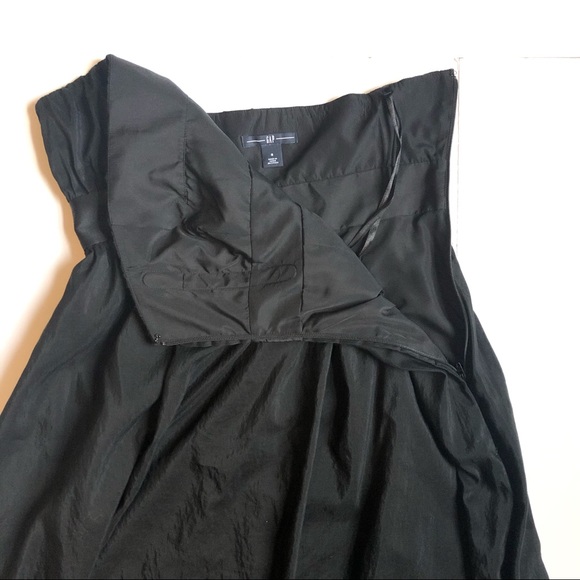 GAP silk blend black strapless dress size 8 - Picture 5 of 6